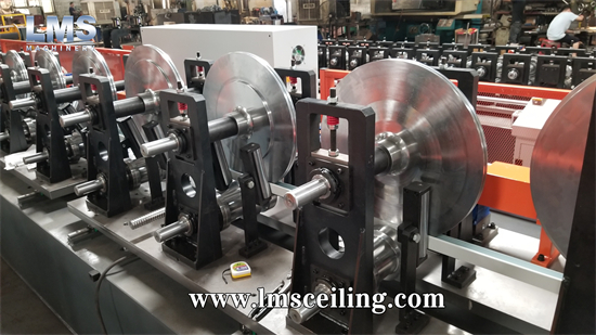 baffle ceiling machine rollers