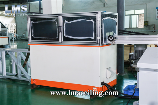 LMS high speed grilyato open cell ceiling machine 30 meters per min punching units