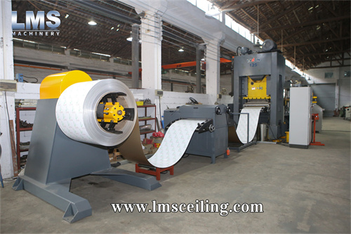 LMS 600x600 metal ceiling production line