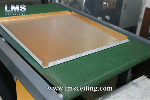 LMS clip in metal ceiling panel making machine