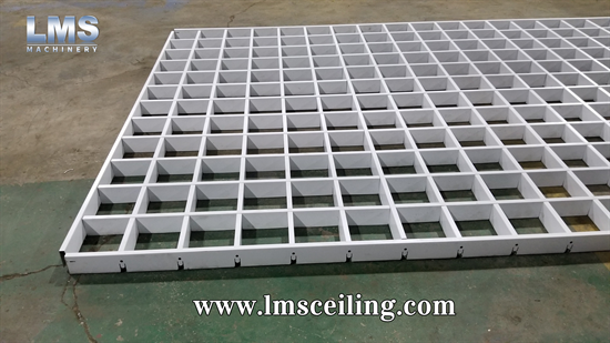 LMS Open Cell Ceiling Assembly Rendering