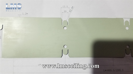 lms grilyato open cell ceiling inspection according to drawing