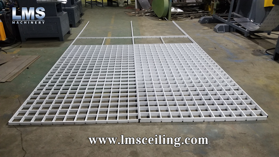 LMS Open Cell Ceiling Assembly Rendering