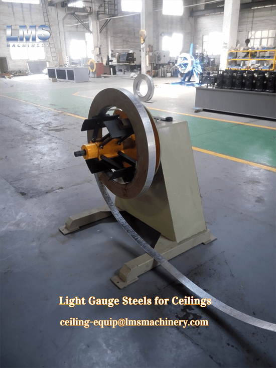 38x12mm carrying channel roll forming machine decoiler