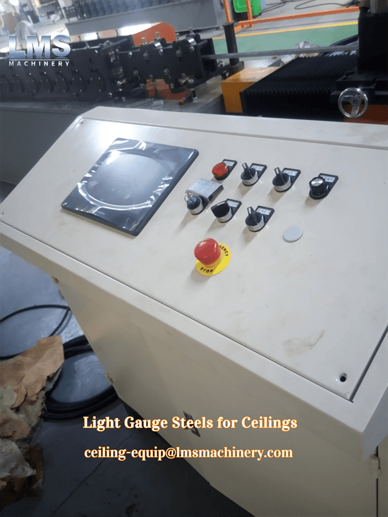 38x12mm carrying channel roll forming machine electric control system