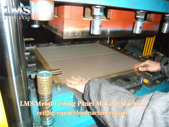 lms metal ceiling making machine bend forming press and die