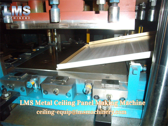 lms metal ceiling making machine bend forming press and die