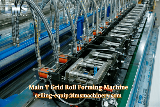 Metal Ceiling T grid machine roll forming machine punch units