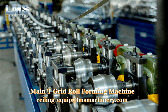 main t grid making machine roll forming part