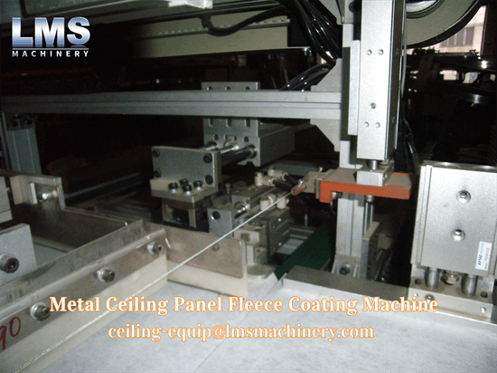 Heating Shearing Wire of Metal Ceiling Tile Glue Coating Machine