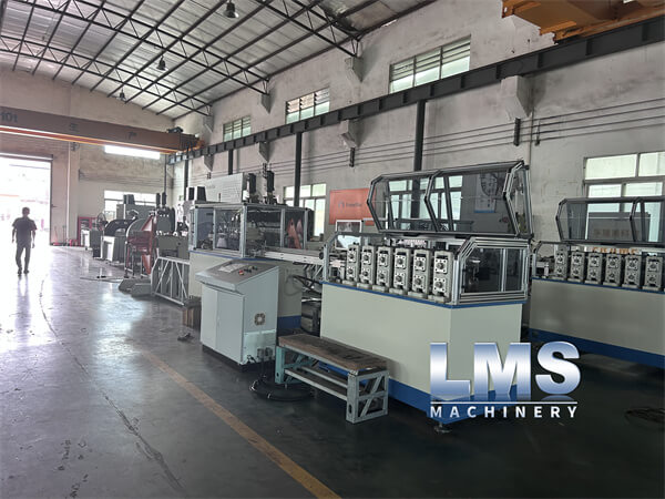 High speed open cell ceiling machine