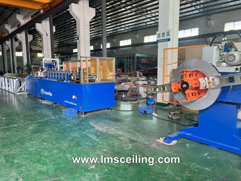 110m rolling punch high speed wall angle production line